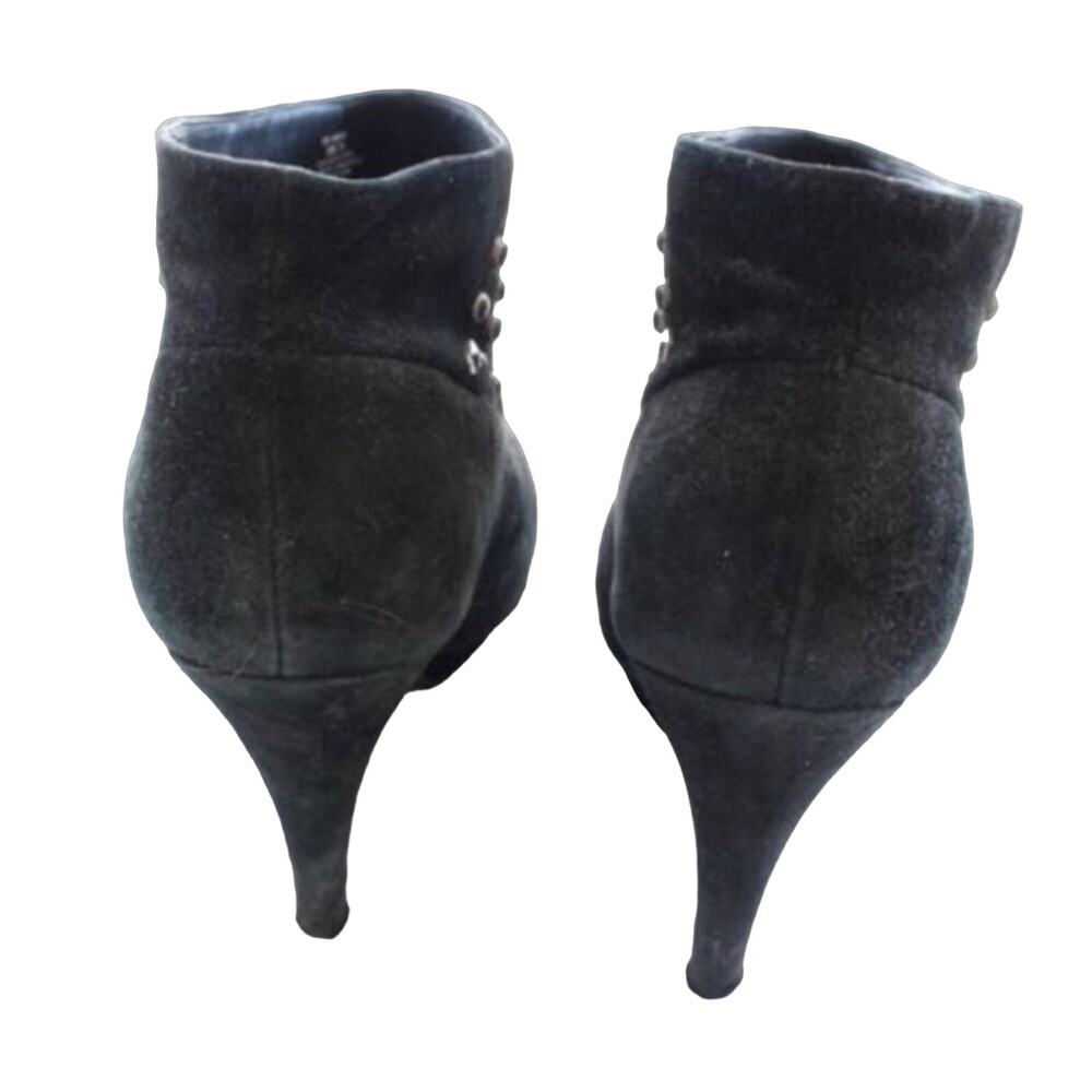 Bcbgeneration Black Suede Silver Stud Studded Boo… - image 4